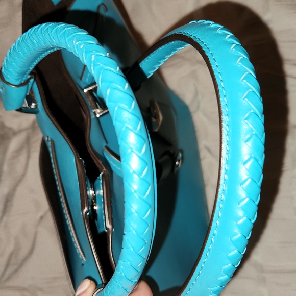 MICHAEL KORS BLAKELY- TEAL BLUE HANDBAG- NWTags. 💙 - Picture 6 of 8